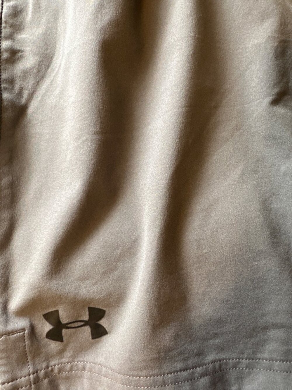 Under Armour Mens Loose Fit XXL Gray Training Shorts With Elastic Waistband & Dr - Picture 4 of 5